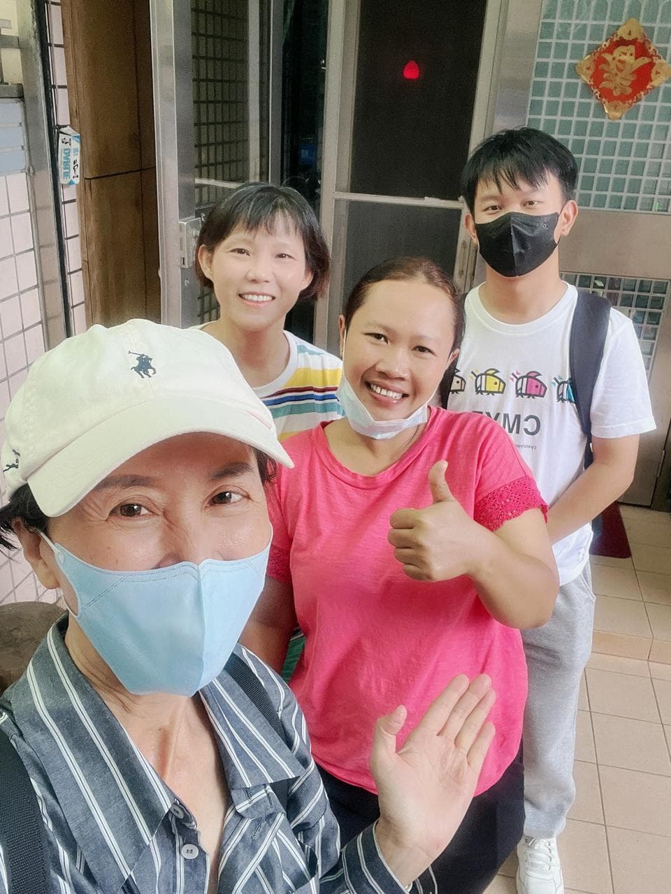 工作現場的笑容